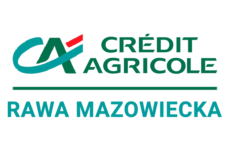 Logo oddziału Credit Agricole w Rawie Mazowieckiej