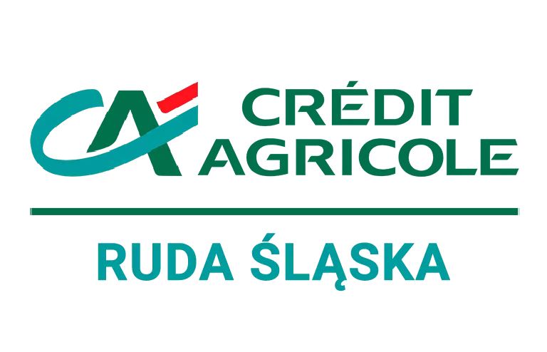 Logo oddziału Credit Agricole w Rudzie Śląskiej