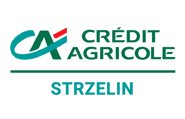 Logo oddziału Credit Agricole w Strzelinie