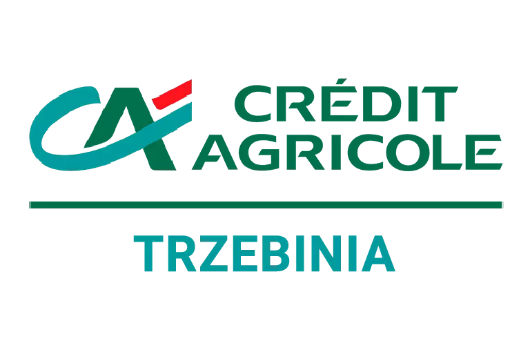 Logo oddziału Credit Agricole w Trzebini