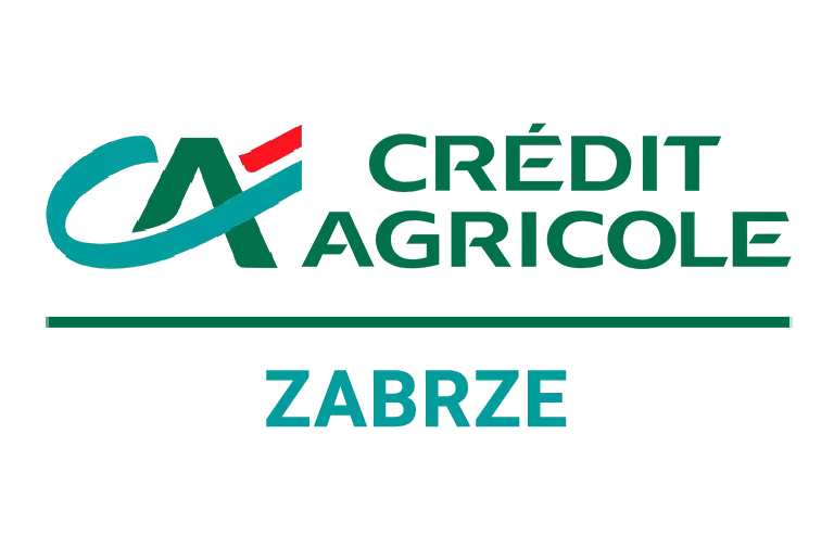 Logo oddziału Credit Agricole w Zabrzu