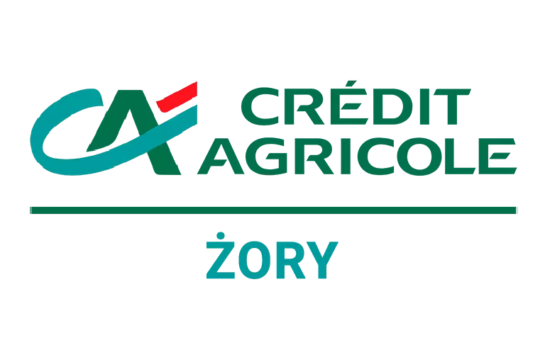 Logo oddziału Credit Agricole w Żorach