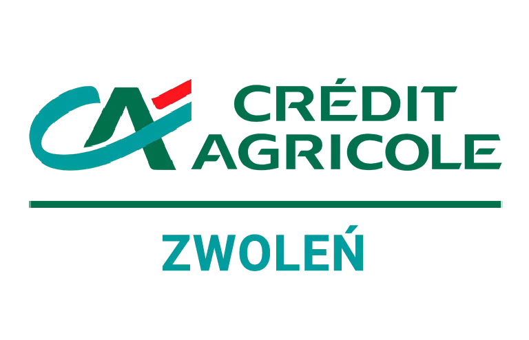 Logo oddziału Credit Agricole w Zwoleniu