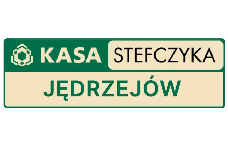 Logo jędrzejowskiej placówki Kasy Stefczyka