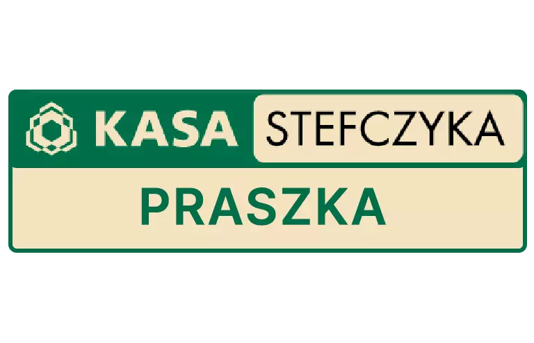 Logo nieistniejącego oddziału w Praszce