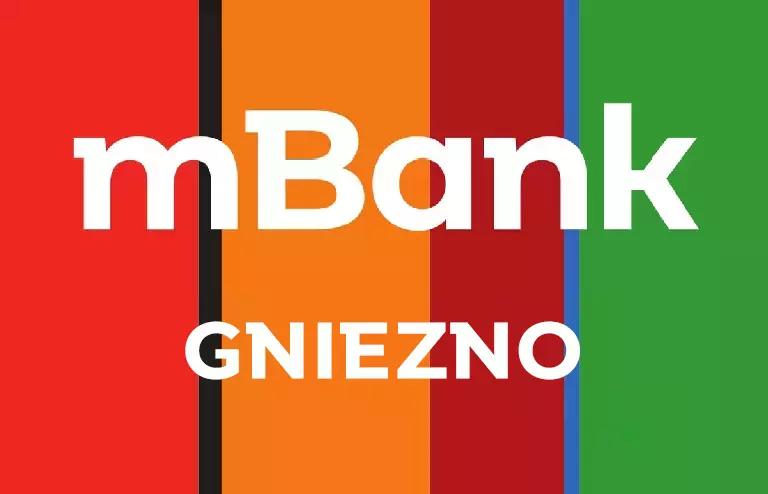 Logo oddziału mBank w Gnieźnie