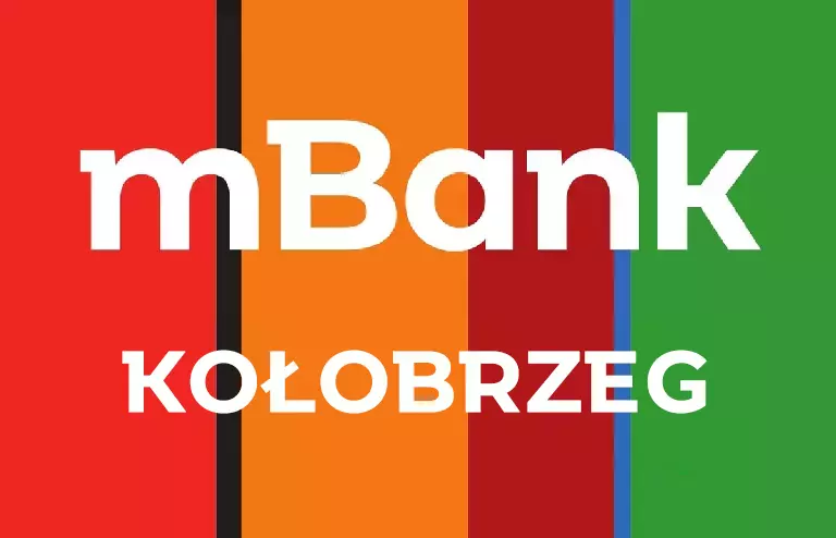 Logo oddziału mBank w Kołobrzegu