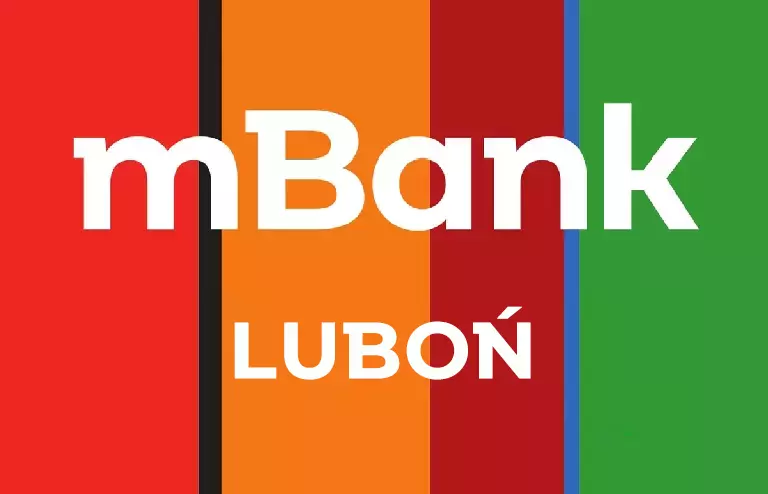 Logo oddziału mBank w Luboniu