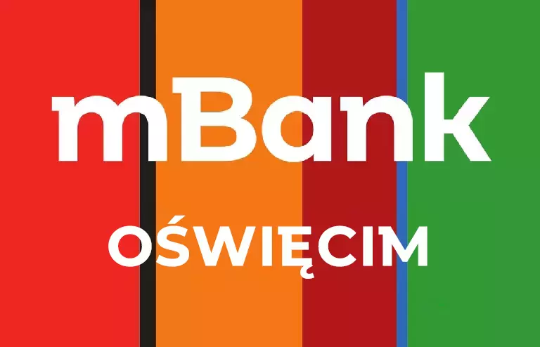 Logo oddziału mBank w Oświęcimiu