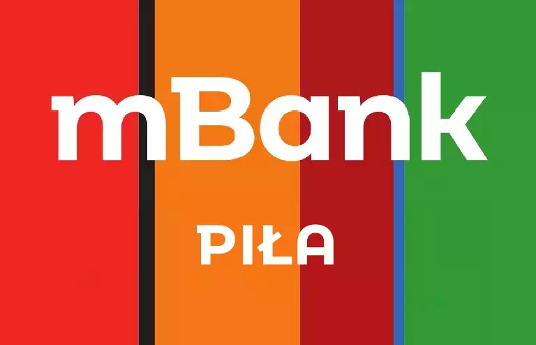 Logo oddziału mBank w Pile