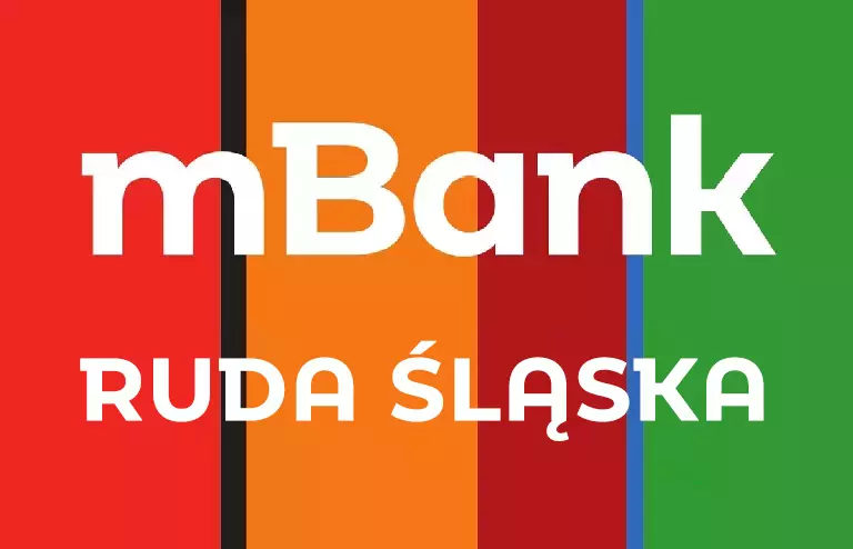 Logo oddziału mBank w Rudzie Śląskiej