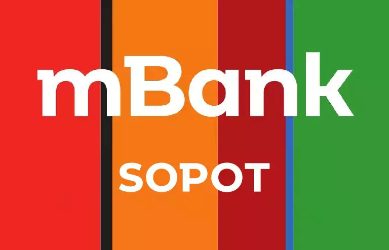 Logo oddziału mBank w Sopocie