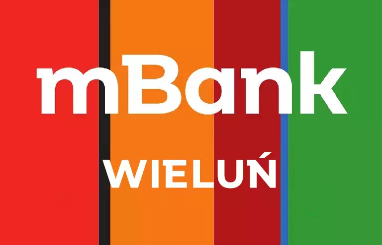 Logo oddziału mBank w Wieluniu