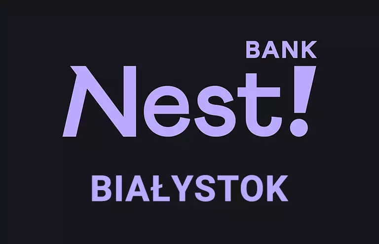 Logo placówki Nest Banku w Białymstoku
