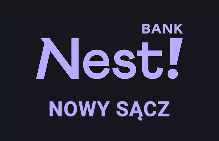 Logo placówki Nest Banku w Nowym Sączu