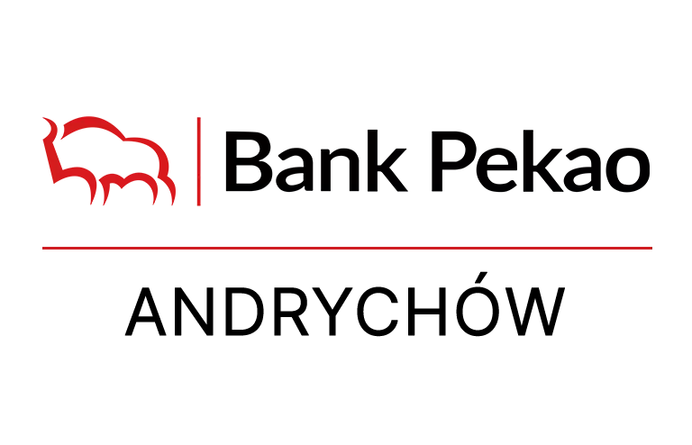 Logo andrychowskiej placówki Banku Pekao
