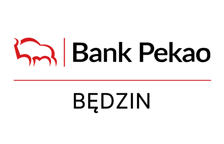 Logo będzińskiej placówki Banku Pekao