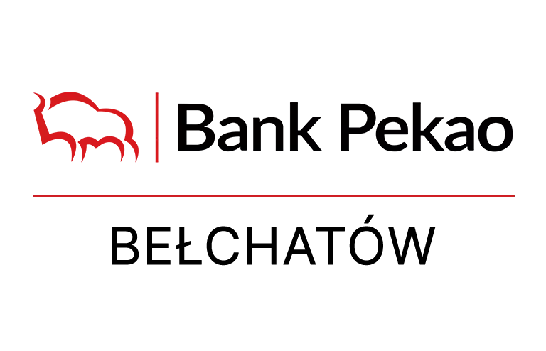 Logo bełchatowskiej placówki Banku Pekao