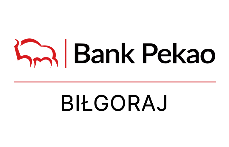 Logo biłgorajskiej placówki Banku Pekao