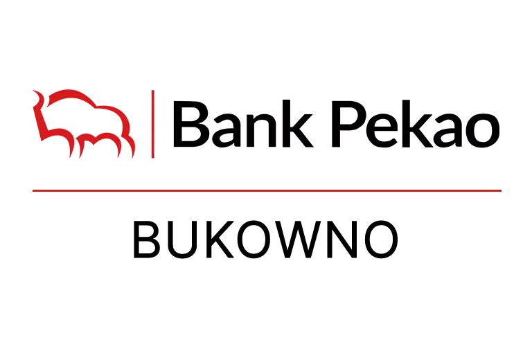 Logo bukowieńskiej placówki Banku Pekao