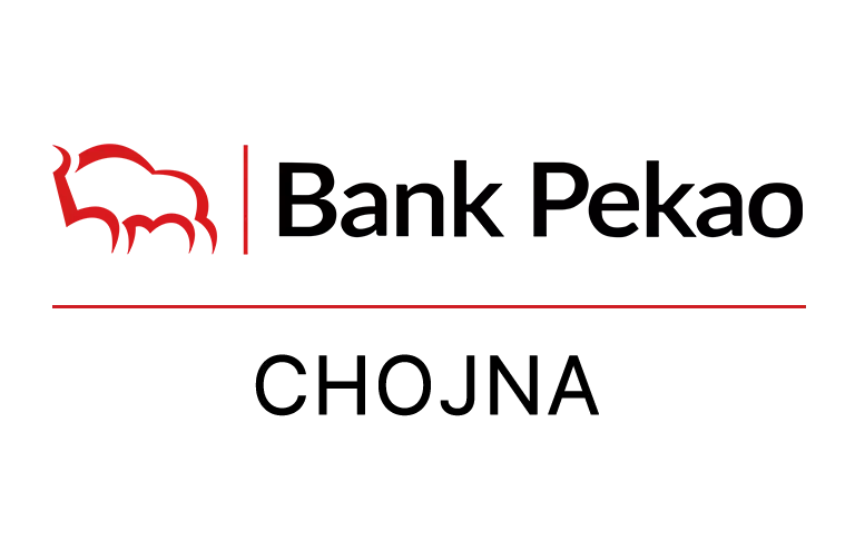 Logo chojeńskiej placówki Banku Pekao