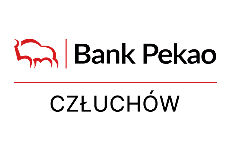 Logo człuchowskiej placówki Banku Pekao