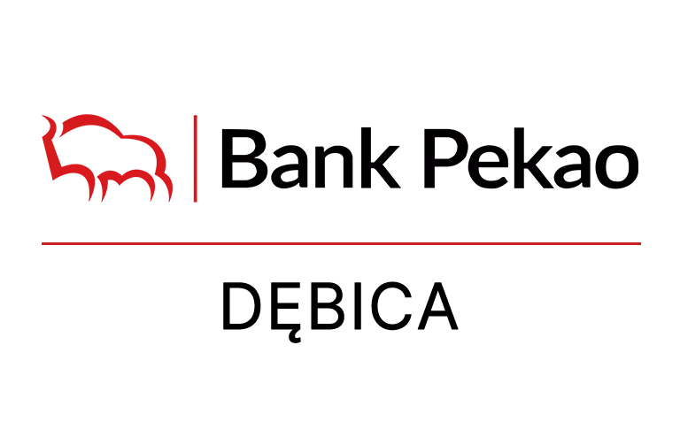 Logo dębickiej placówki Banku Pekao