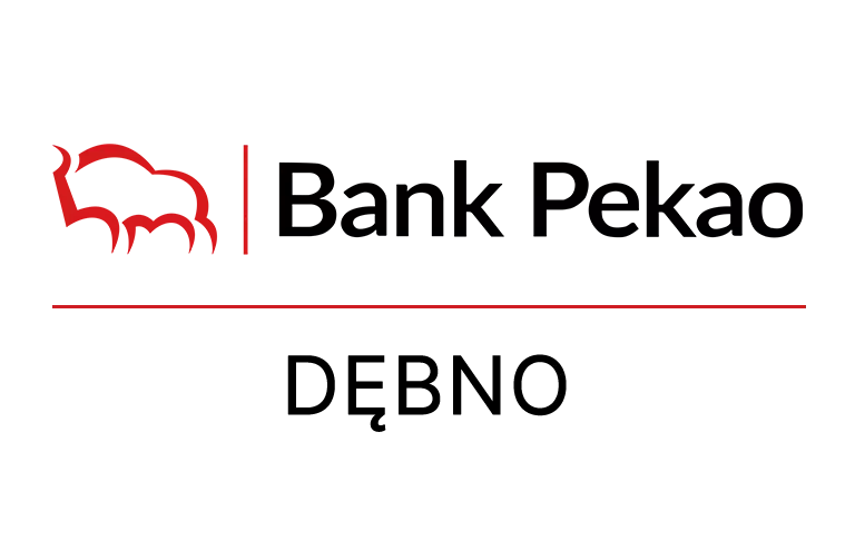 Logo dębnowskiej placówki Banku Pekao