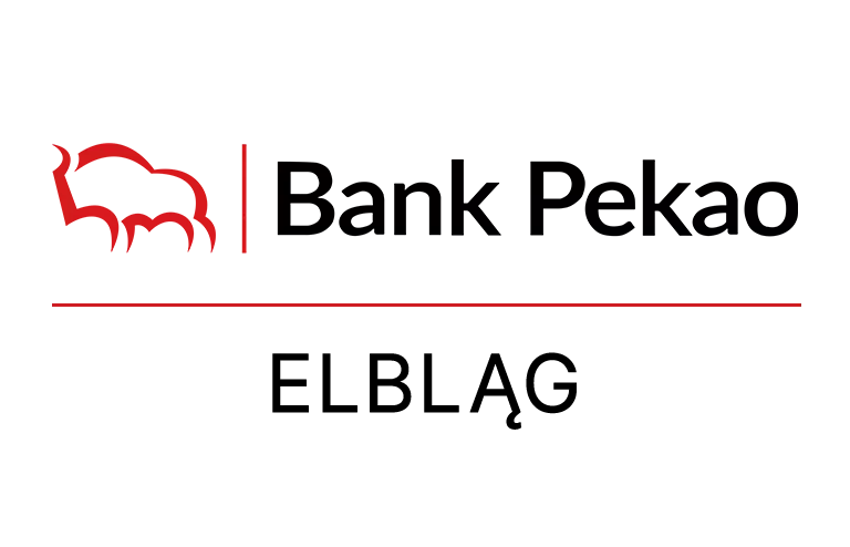Logo elbląskiej placówki Banku Pekao
