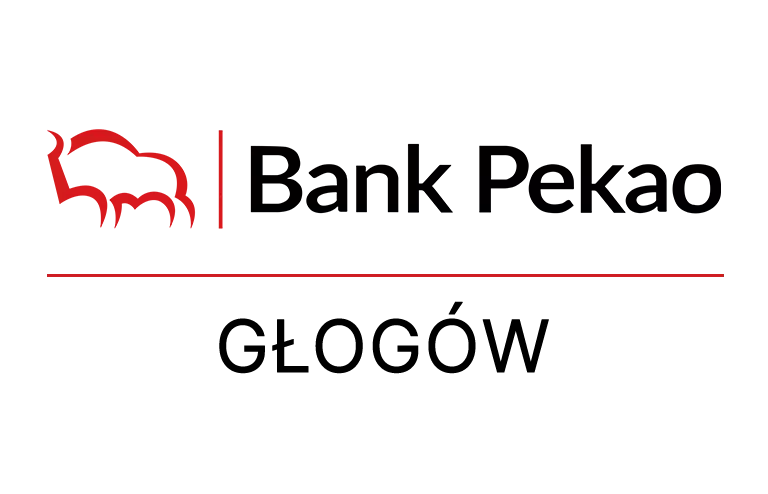 Logo głogowskiej placówki Banku Pekao