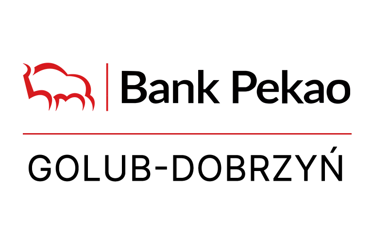Logo golubsko-dobrzyńskiej placówki Banku Pekao