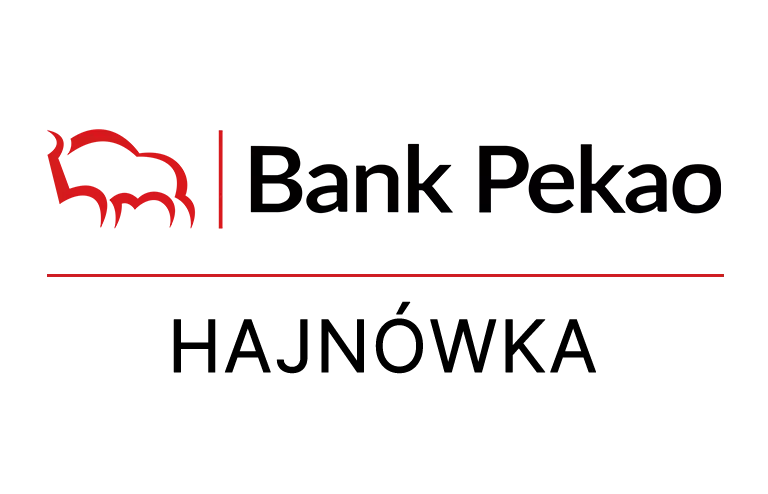 Logo hajnowskiej placówki Banku Pekao