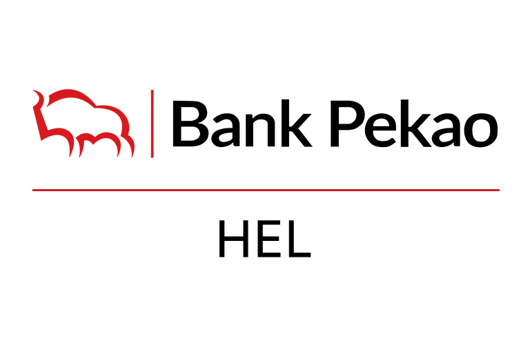 Logo helskiej placówki Banku Pekao