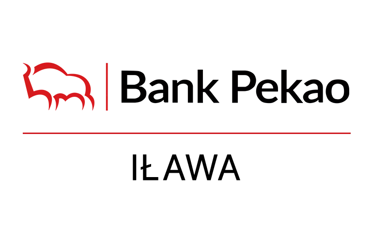 Logo iławskiej placówki Banku Pekao