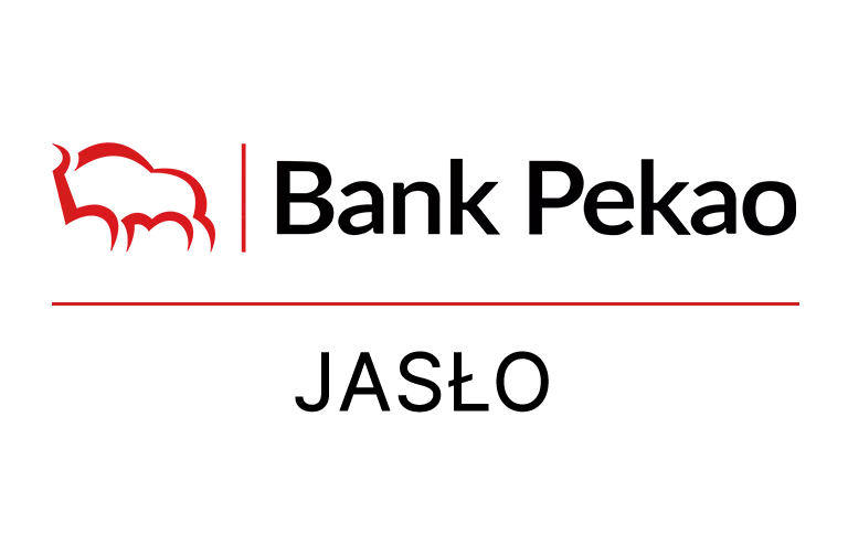 Logo jasielskiej placówki Banku Pekao