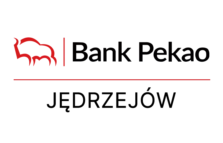 Logo jędrzejowskiej placówki Banku Pekao