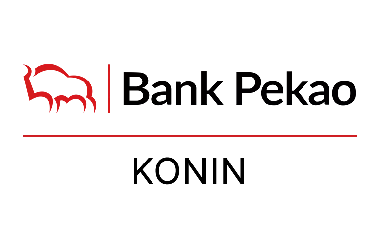 Logo konińskiej placówki Banku Pekao