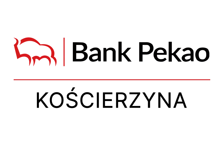 Logo kościerskiej placówki Banku Pekao