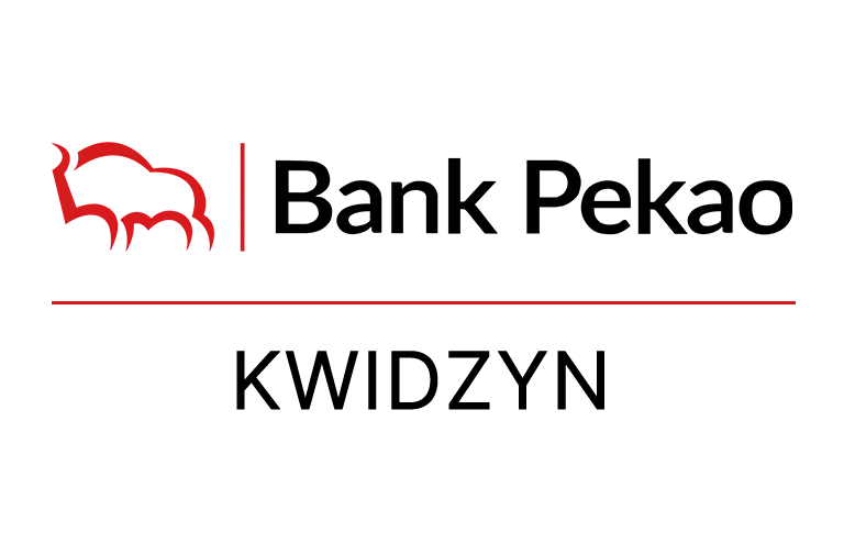 Logo kwidzyńskiej placówki Banku Pekao