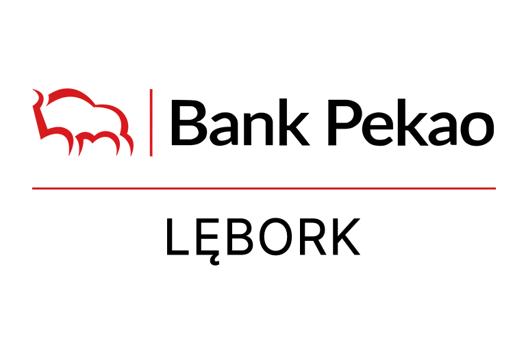 Logo lęborskiej placówki Banku Pekao