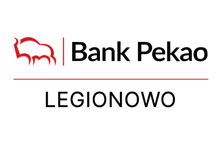 Logo legionowskiej placówki Banku Pekao