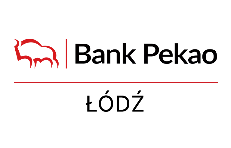 Logo placówek Pekao w Łodzi