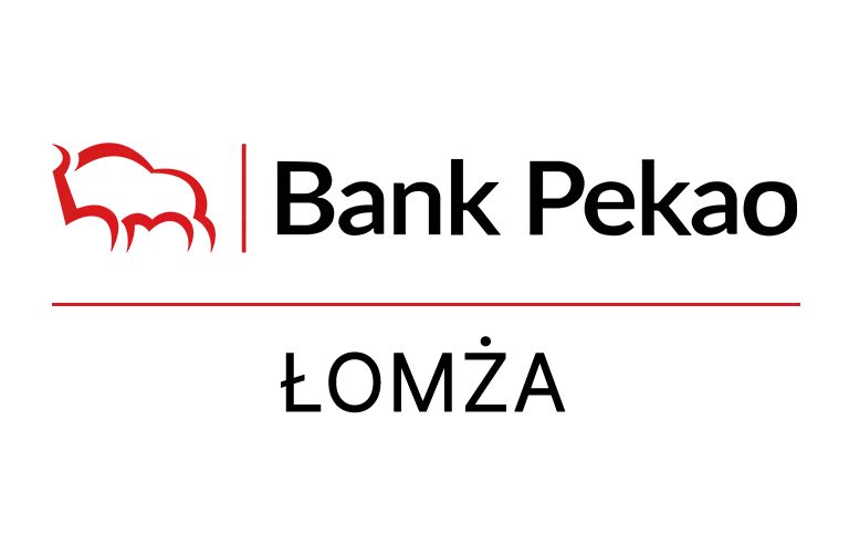 Logo łomżyńskiej placówki Banku Pekao