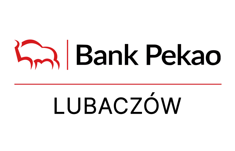 Logo lubaczowskiej placówki Banku Pekao