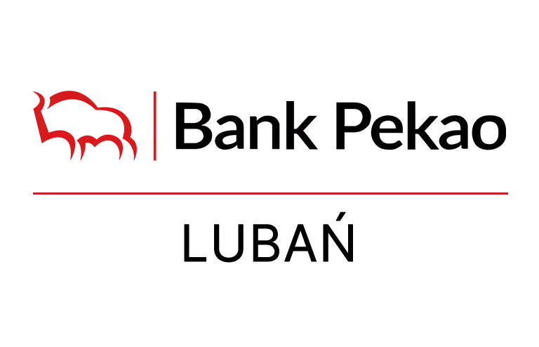 Logo lubańskiej placówki Banku Pekao