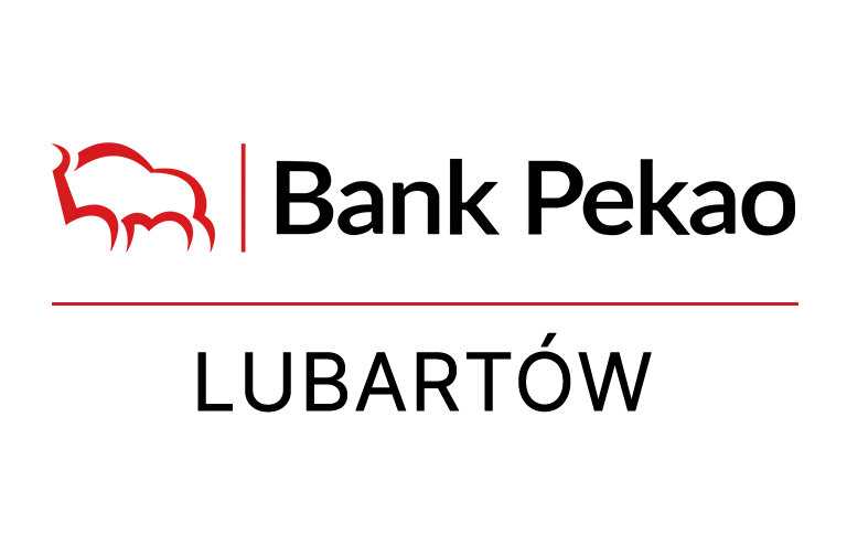 Logo lubartowskiej placówki Banku Pekao