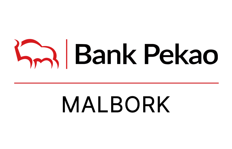 Logo malborskiej placówki Banku Pekao