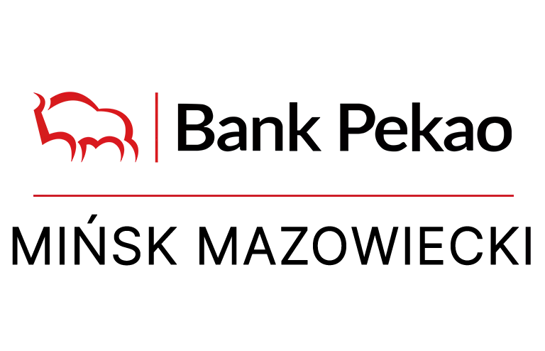 Logo mińskiej placówki Banku Pekao
