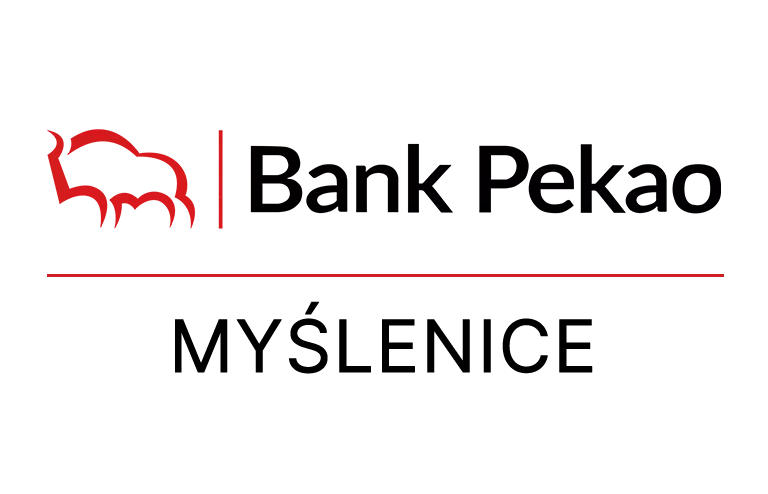 Logo myślenickiej placówki Banku Pekao