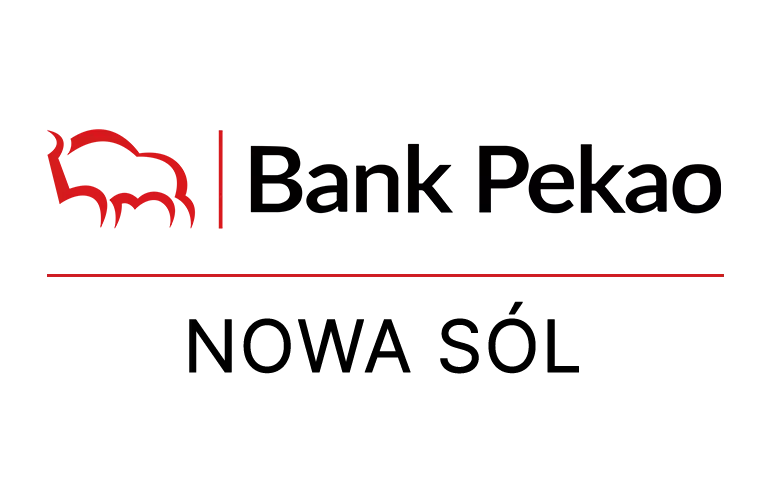 Logo nowosolskiej placówki Banku Pekao